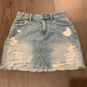Hollister demon mini skirt